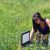 Schmidt gathers data in the field