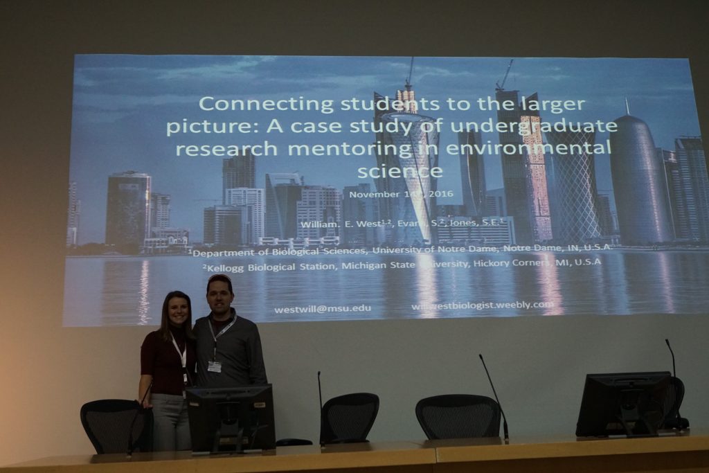 Kathryn Bloodworth and her mentor, Will West