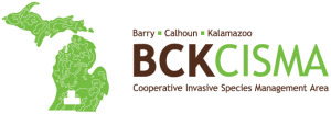 Logo for Barry, Calhoun and Kalamazoo Cooperative Invasive Species Management Area