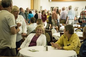 KBS Volunteers enjoy food and conversation at the KBS Volunteer Recognition Dinner