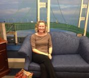 Sarah Evans at her congressperson's office in DC