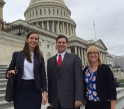 Groves with colleagues in Washington, DC