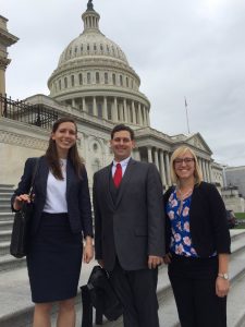 Groves with colleagues in Washington, DC