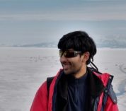 Mridul Thomas in Antarctica