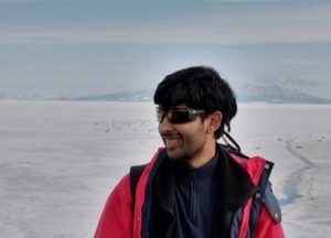 Mridul Thomas in Antarctica