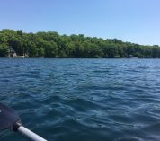 Exploring Gull Lake with a KBS kayak