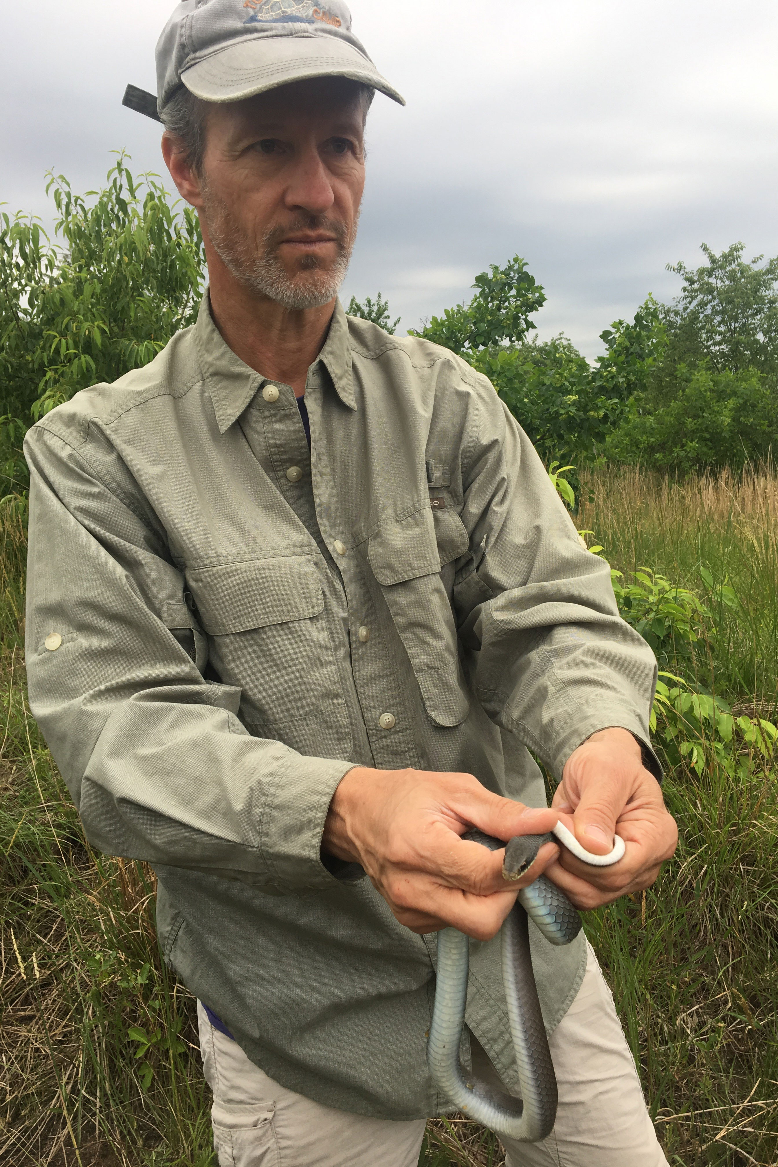 Fredric Janzen in the field