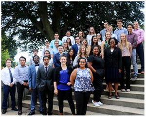 Group photo of the 2019 summer undergraduate research cohort.