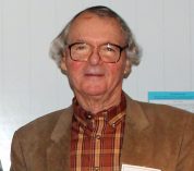 Don Hall in a plaid shhirt and brown jacket.