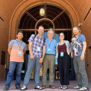 A group of KBS researchers stand together with Tayler Ulbrich after she received the LTAR Early Career Scientist of the Year award for 2024.