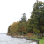 A view of the KBS breakwall and shoreline in autumn.